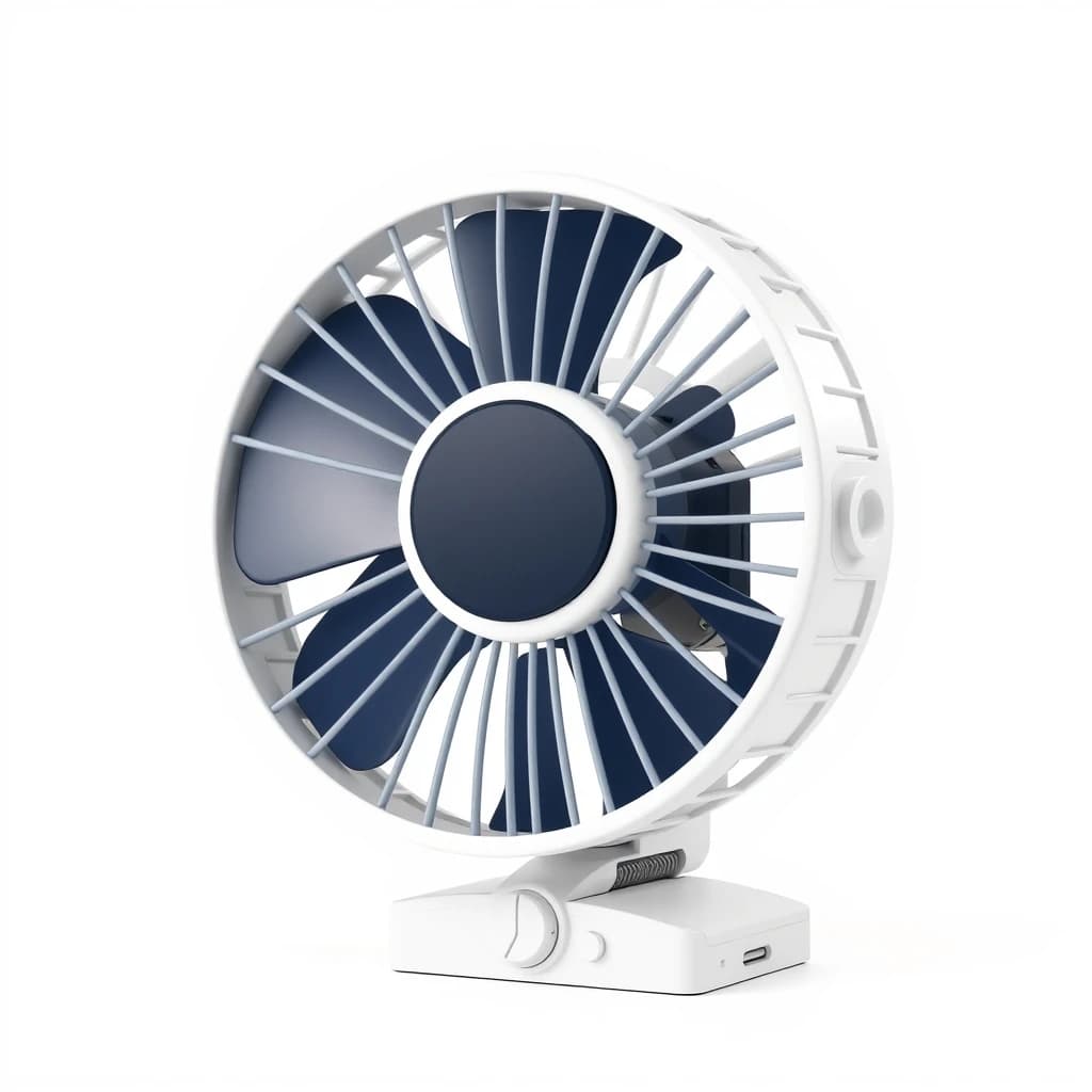 Rechargeable Clip-on Desk Fan